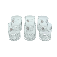 Lade das Bild in den Galerie-Viewer, 6 Crystal Whiskey Glasses - "Patches" Collection