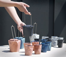 Charger l'image dans la galerie, Porcelain Tea Set - Bent Collection by Modus Design - Grey or Graphite Colour