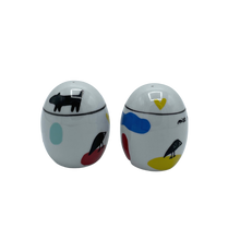 Load image into Gallery viewer, Porcelain Salt & Pepper Set