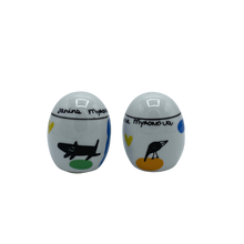 Load image into Gallery viewer, Porcelain Salt & Pepper Set