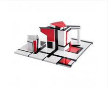 Load image into Gallery viewer, Porcelain Coffee/Tea Set - Qubus I by Modus Design - Geometria Series