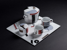 Lade das Bild in den Galerie-Viewer, Porcelain Coffee/Tea Set - Collector's Item by Modus Design - Bauhaus Memory Series - 1919-2019 limited edition.