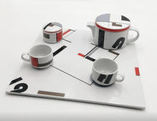 Lade das Bild in den Galerie-Viewer, Porcelain Coffee/Tea Set - Collector's Item by Modus Design - Bauhaus Memory Series - 1919-2019 limited edition.