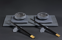 Lade das Bild in den Galerie-Viewer, Porcelain Sushi Set - Zen Collection by Modus Design - Graphite or White Colour