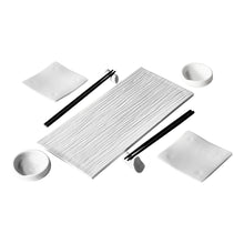Lade das Bild in den Galerie-Viewer, Porcelain Sushi Set - Zen Collection by Modus Design - Graphite or White Colour