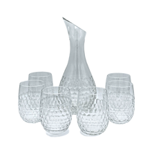Load image into Gallery viewer, Crystal Wine/Water Carafe with 6 Glasses