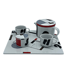 Lade das Bild in den Galerie-Viewer, Porcelain Coffee/Tea Set - Collector's Item by Modus Design - Bauhaus Memory Series - 1919-2019 limited edition.
