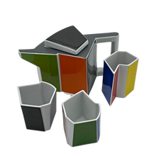 Charger l'image dans la galerie, Porcelain Coffee/Tea Set - Qubus II by Modus Design - Geometria Series