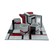 Load image into Gallery viewer, Porcelain Coffee/Tea Set - Qubus I by Modus Design - Geometria Series