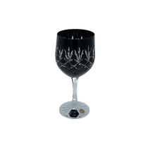 Load image into Gallery viewer, 6 Crystal Wine Glasses (Black) - Coloré Collection