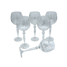 Lade das Bild in den Galerie-Viewer, Crystal 6 Wine Glasses - "Patches" Collection