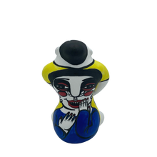 Lade das Bild in den Galerie-Viewer, Porcelain "Look at Me" Sculpture - Janina Myronova - Handmade - Blue, Red, Yellow