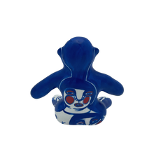 Lade das Bild in den Galerie-Viewer, Porcelain "Look at Me" Sculpture - Janina Myronova - Handmade - Blue, Red, Yellow