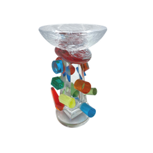 Load image into Gallery viewer, Crystal Glass Candleholder