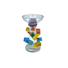 Load image into Gallery viewer, Crystal Glass Candleholder