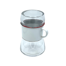 Load image into Gallery viewer, Crystal Glass and Enamelled Steel Vase