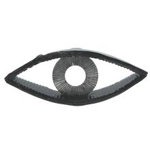 Load image into Gallery viewer, Handmade Black Glass Eye Sculpture with Metal (Medium) - by Andrzej Rafalski